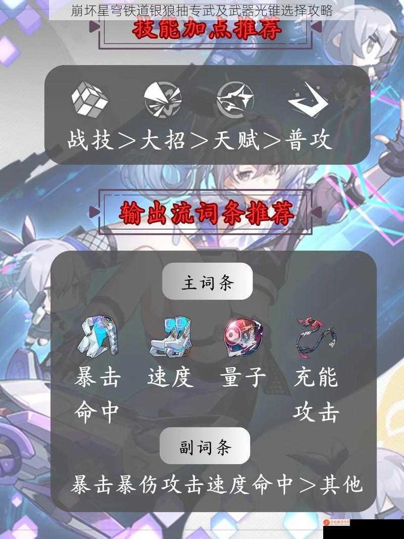 崩坏星穹铁道银狼抽专武及武器光锥选择攻略