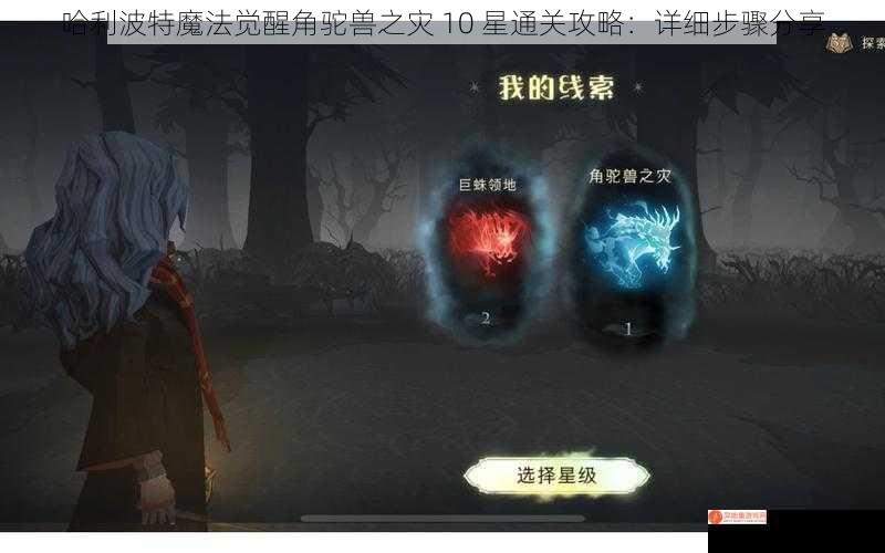 哈利波特魔法觉醒角驼兽之灾 10 星通关攻略：详细步骤分享