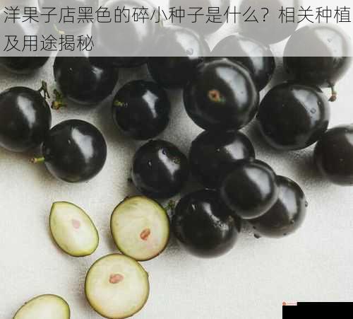 洋果子店黑色的碎小种子是什么？相关种植及用途揭秘