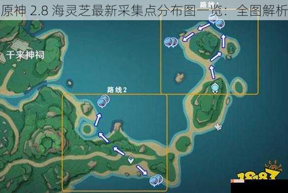 原神 2.8 海灵芝最新采集点分布图一览：全图解析