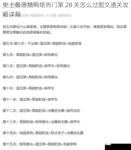 史上最恶搞网络热门第 28 关怎么过图文通关攻略详解