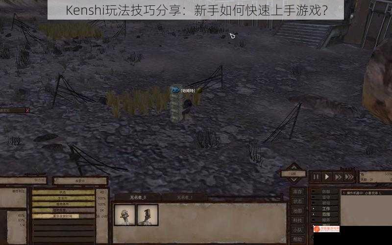 Kenshi玩法技巧分享：新手如何快速上手游戏？