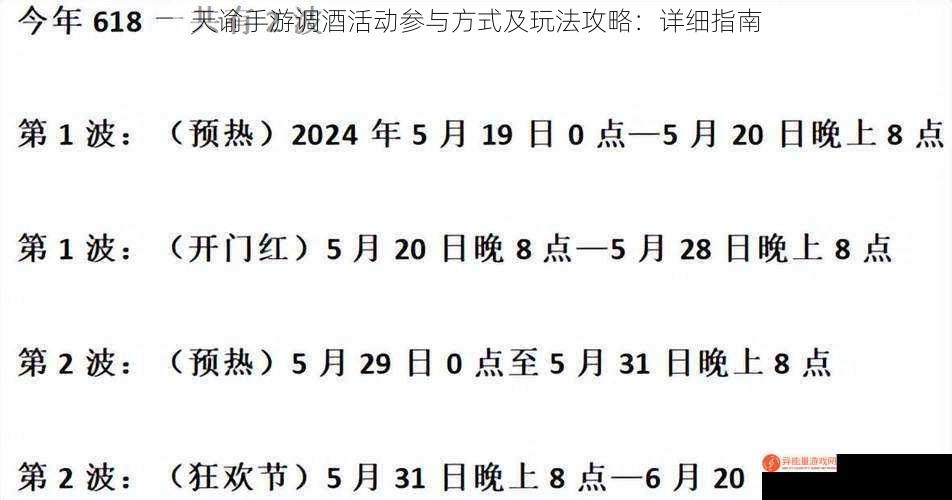 天谕手游调酒活动参与方式及玩法攻略：详细指南