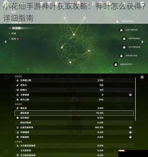 小花仙手游神叶获取攻略：神叶怎么获得？详细指南