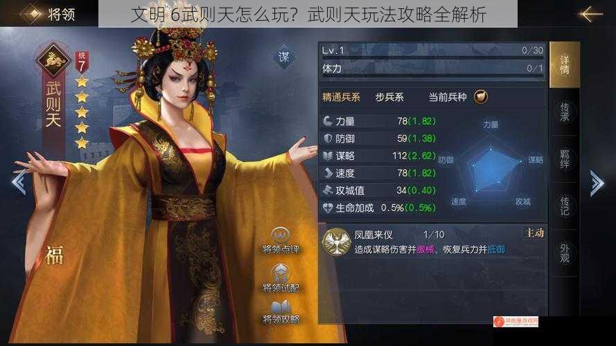 文明 6武则天怎么玩？武则天玩法攻略全解析