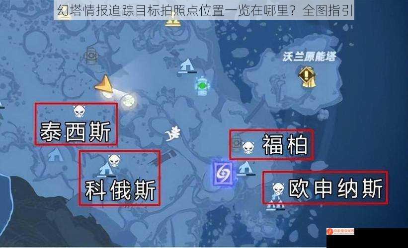 幻塔情报追踪目标拍照点位置一览在哪里？全图指引