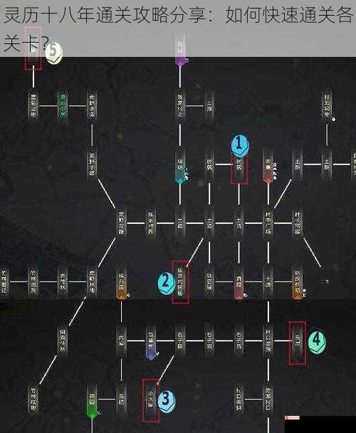 灵历十八年通关攻略分享：如何快速通关各关卡？