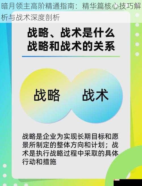 暗月领主高阶精通指南：精华篇核心技巧解析与战术深度剖析