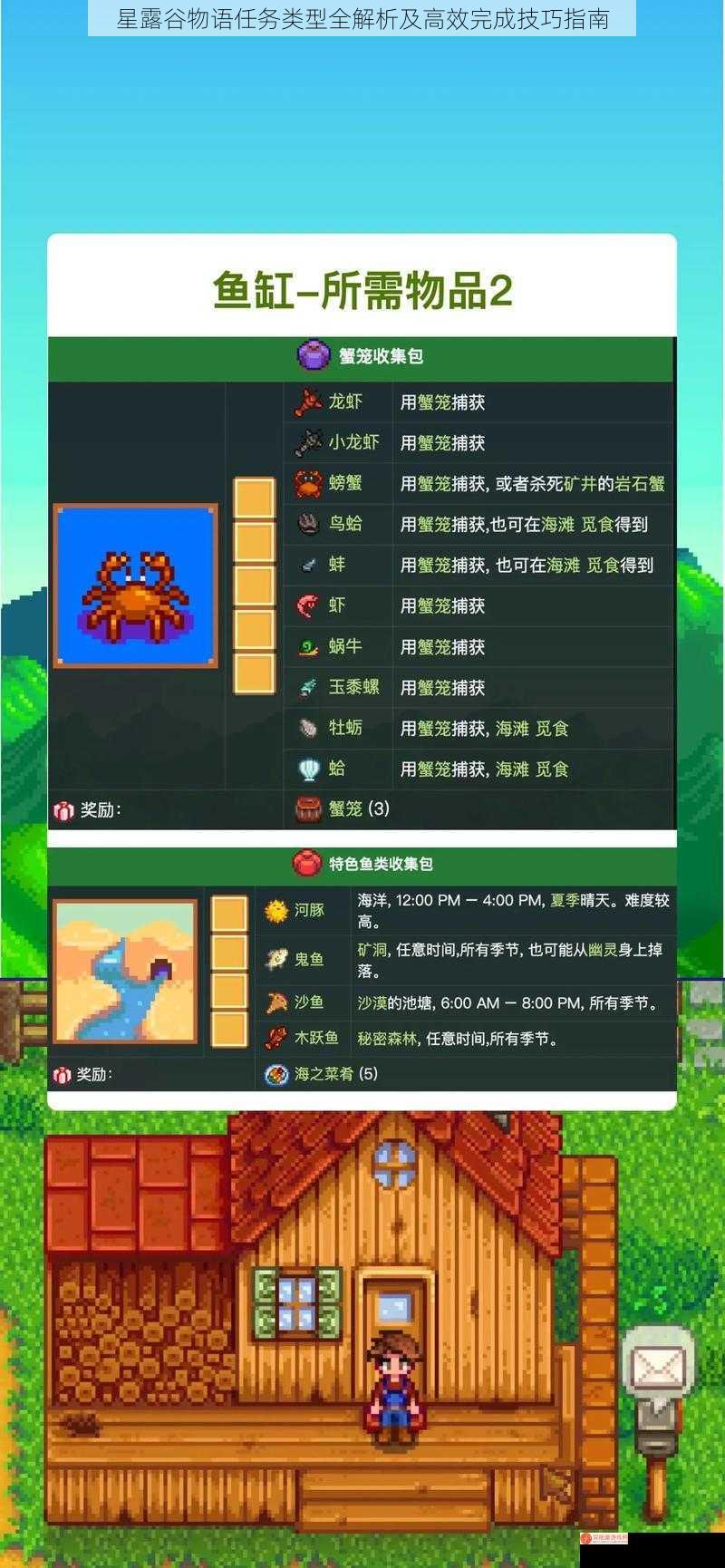 星露谷物语任务类型全解析及高效完成技巧指南