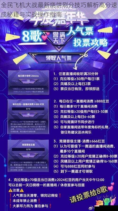 全民飞机大战最新烧饼刷分技巧解析高分速成秘籍与实战操作指南