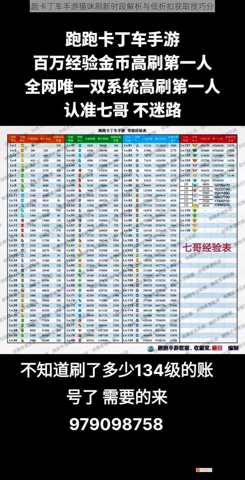 跑跑卡丁车手游猫咪刷新时段解析与低折扣获取技巧分享